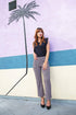 Houndstooth Flare Pants